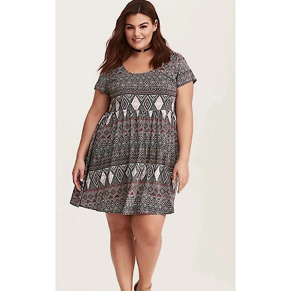 Torrid size 2 Aztec Print Dress